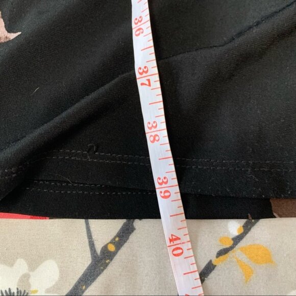 Le Chateau Red Floral Stretch Faux Wrap Dress M - Picture 8 of 10